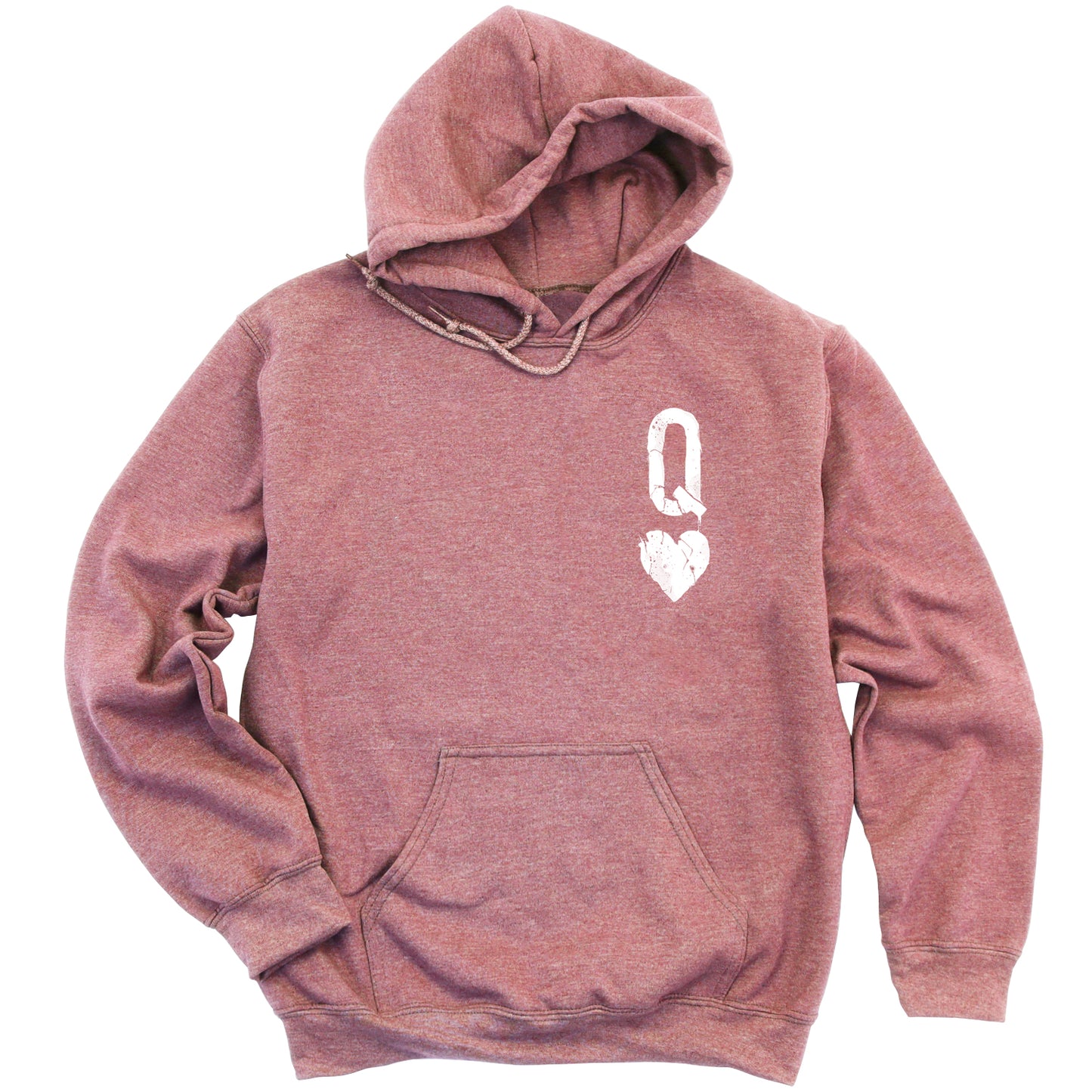 Queen of Hearts Distressed: Reign of Chaos Hoodie