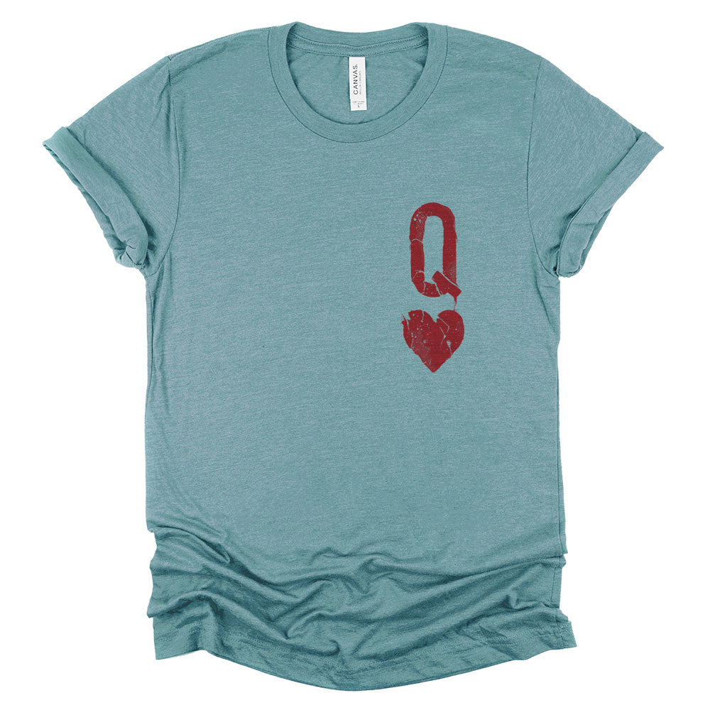 Queen of Hearts Distressed: Reign of Chaos T-Shirt