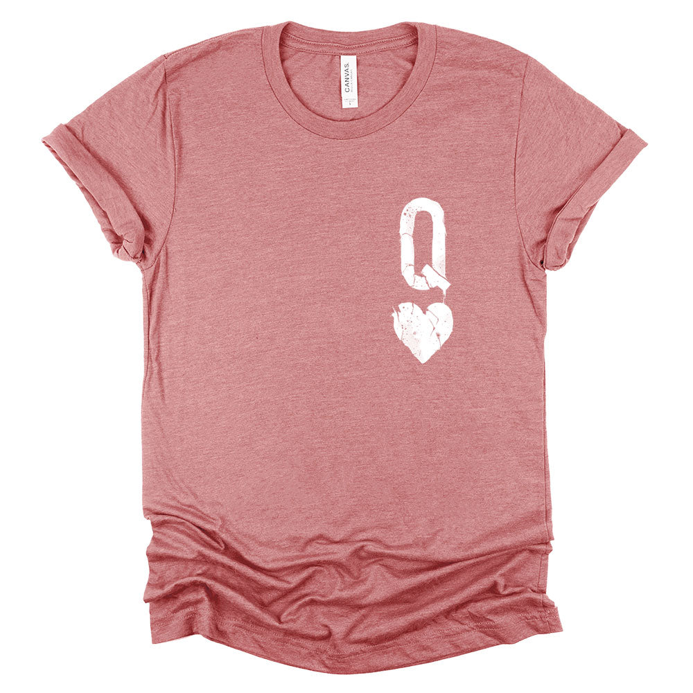 Queen of Hearts Distressed: Reign of Chaos T-Shirt
