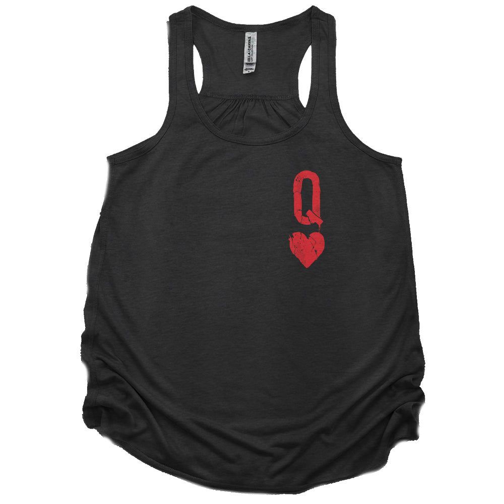 Queen of Hearts Distressed: Reign of Chaos Tank Top