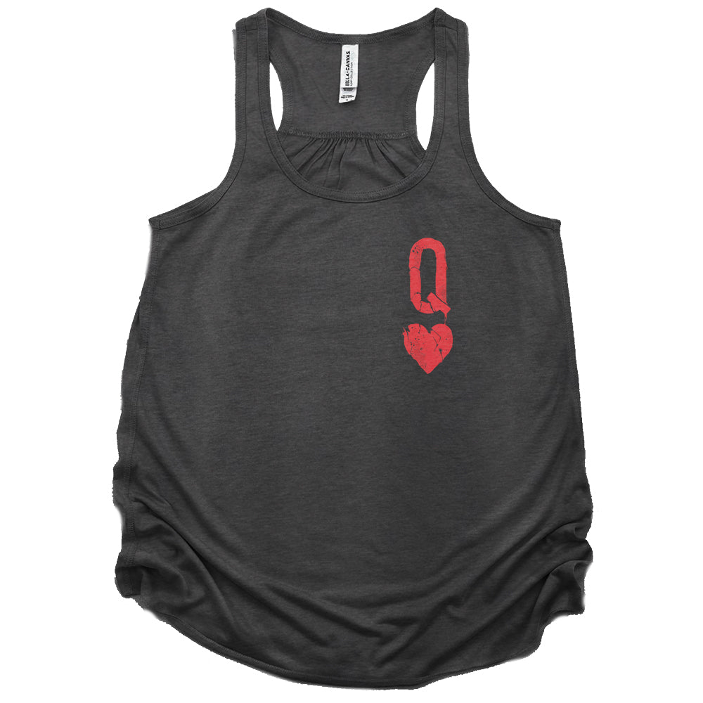 Queen of Hearts Distressed: Reign of Chaos Tank Top