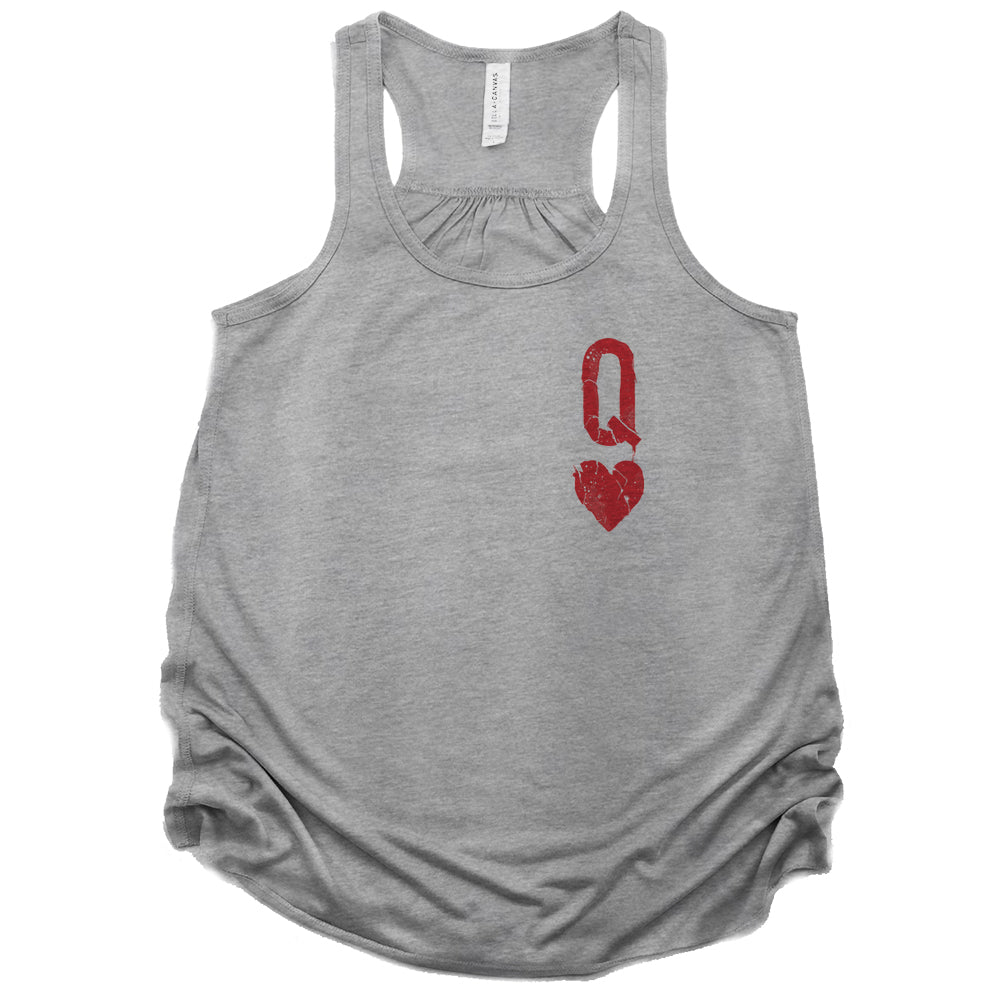 Queen of Hearts Distressed: Reign of Chaos Tank Top