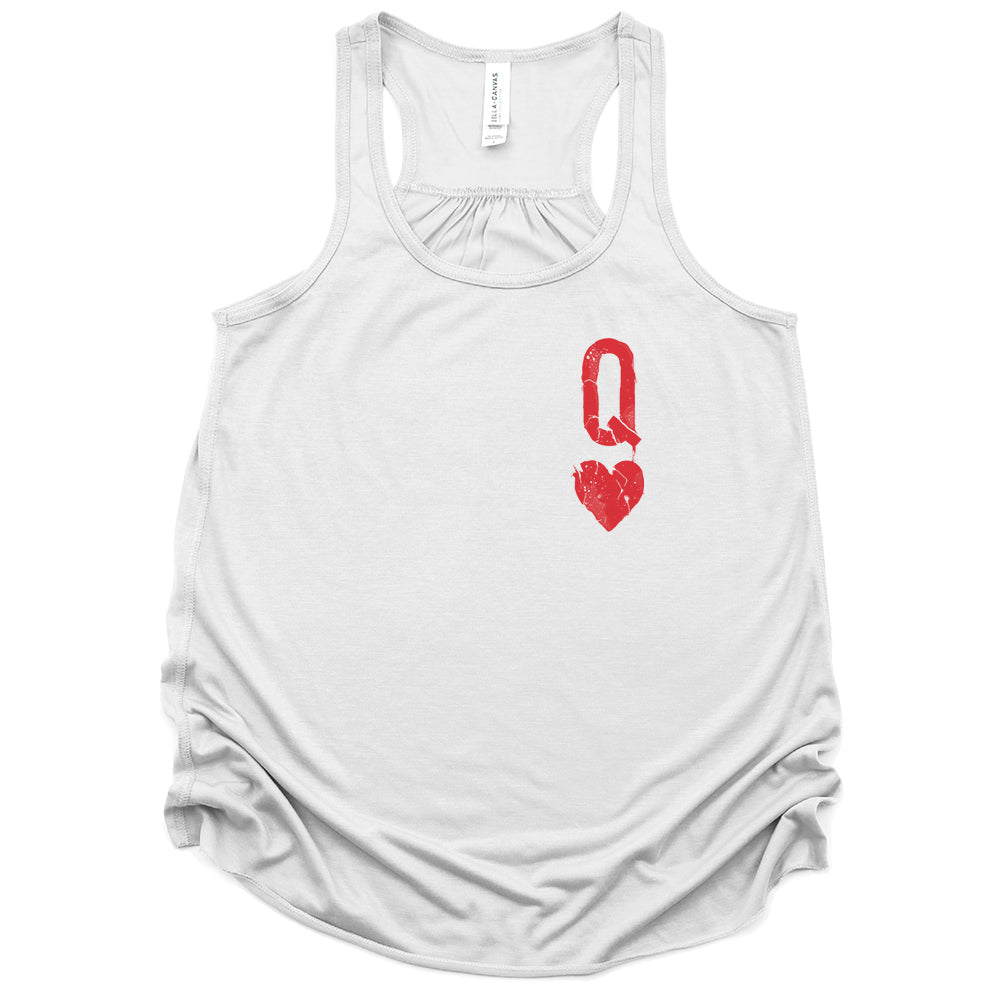 Queen of Hearts Distressed: Reign of Chaos Tank Top