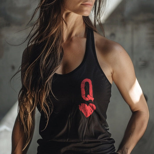 Queen of Hearts Distressed: Reign of Chaos Tank Top