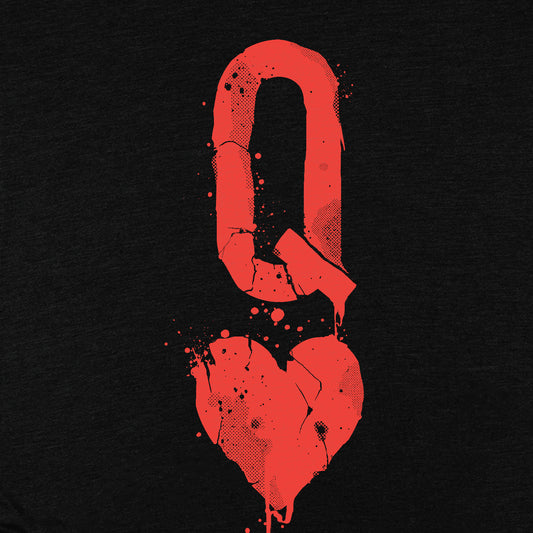 Queen of Hearts Distressed: Reign of Chaos T-Shirt