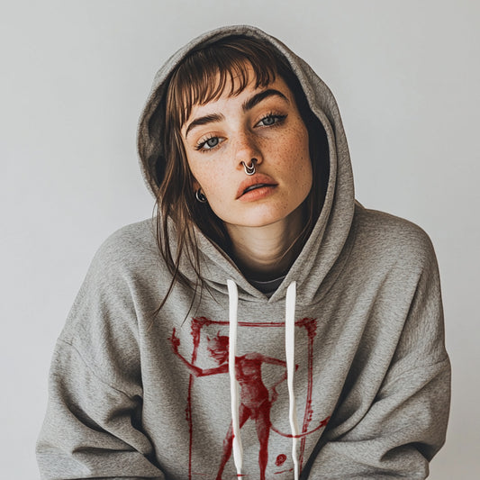 Rebel Devil: Vintage Mischief Hoodie