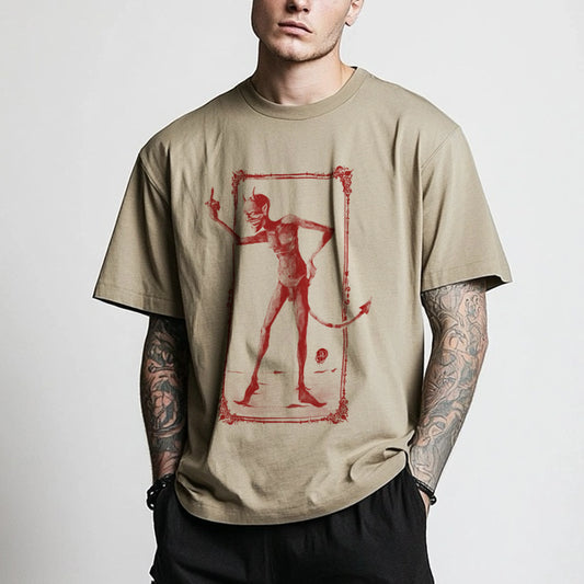 Rebel Devil: Vintage Mischief Heavyweight T-shirt