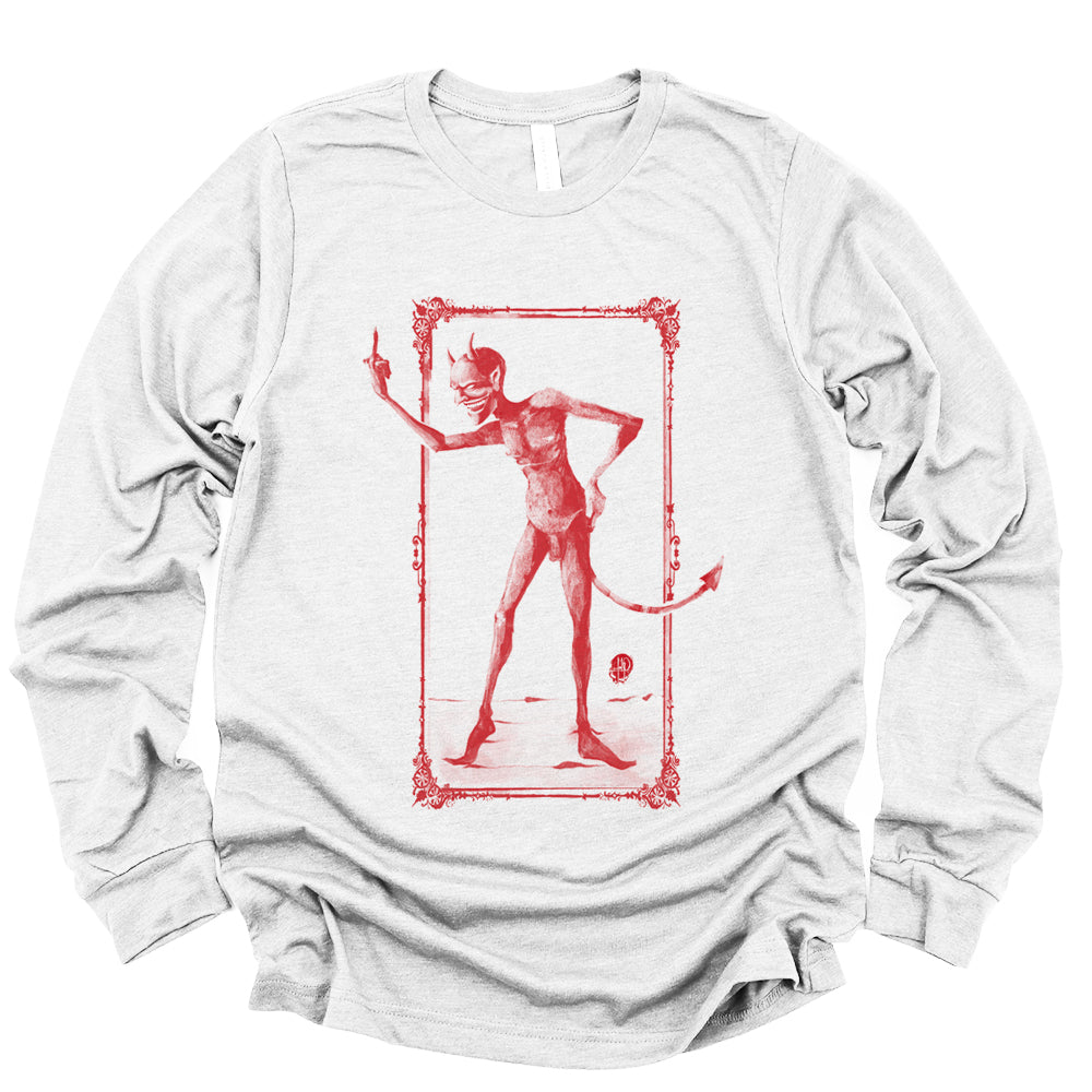 Rebel Devil: Vintage Mischief  Long Sleeve Tee