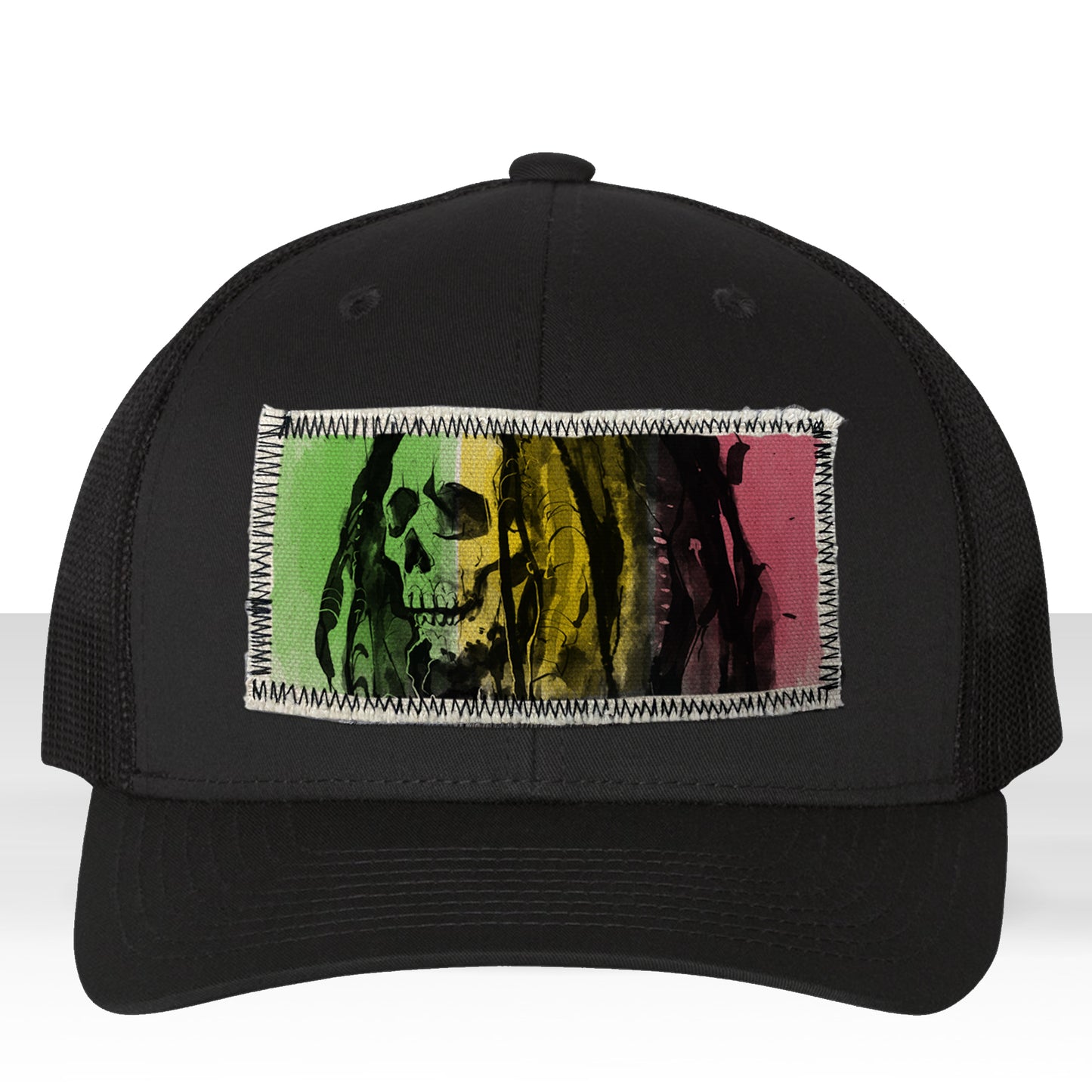 Reggae Roots Print: Tribute to Bob Marley Trucker Hat
