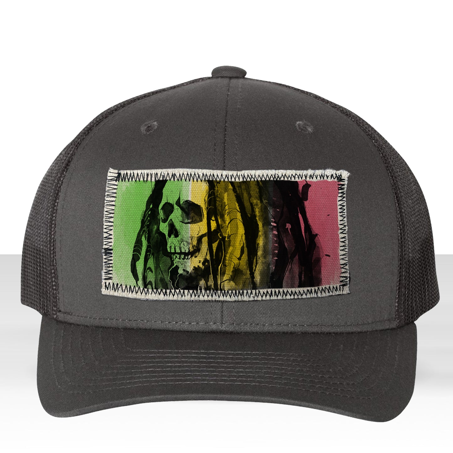 Reggae Roots Print: Tribute to Bob Marley Trucker Hat