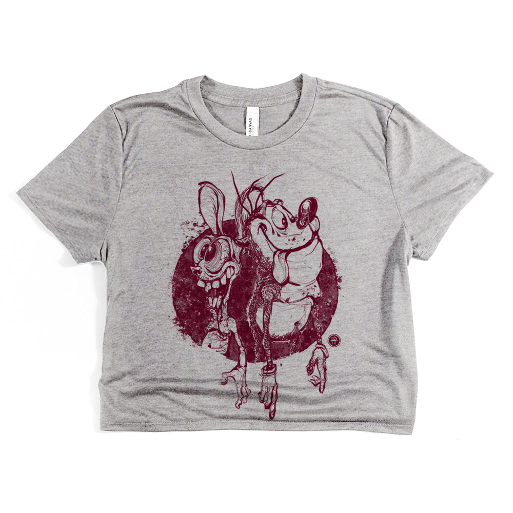 Ren & Stimpy: Obscene Nostalgia Crop Tee