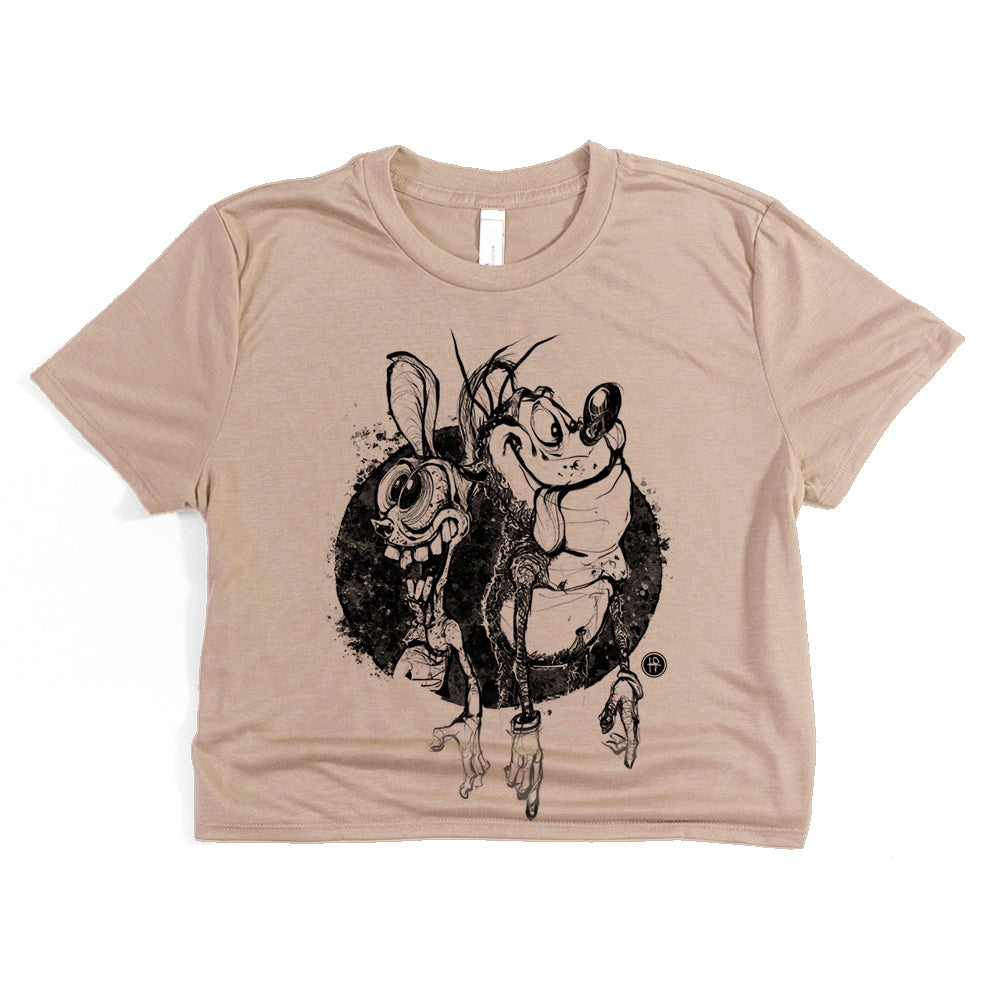 Ren & Stimpy: Obscene Nostalgia Crop Tee