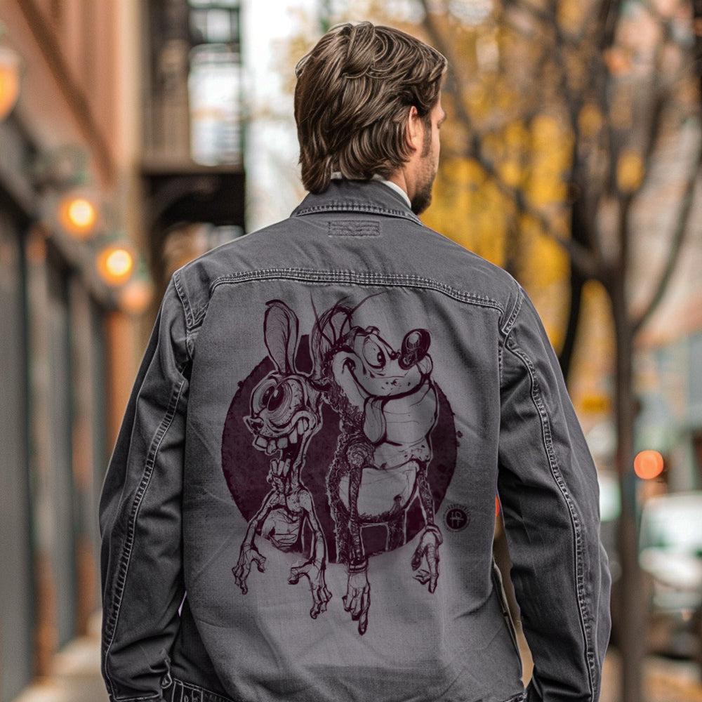 Ren & Stimpy: Obscene Nostalgia Maverick Jacket – FabCreates