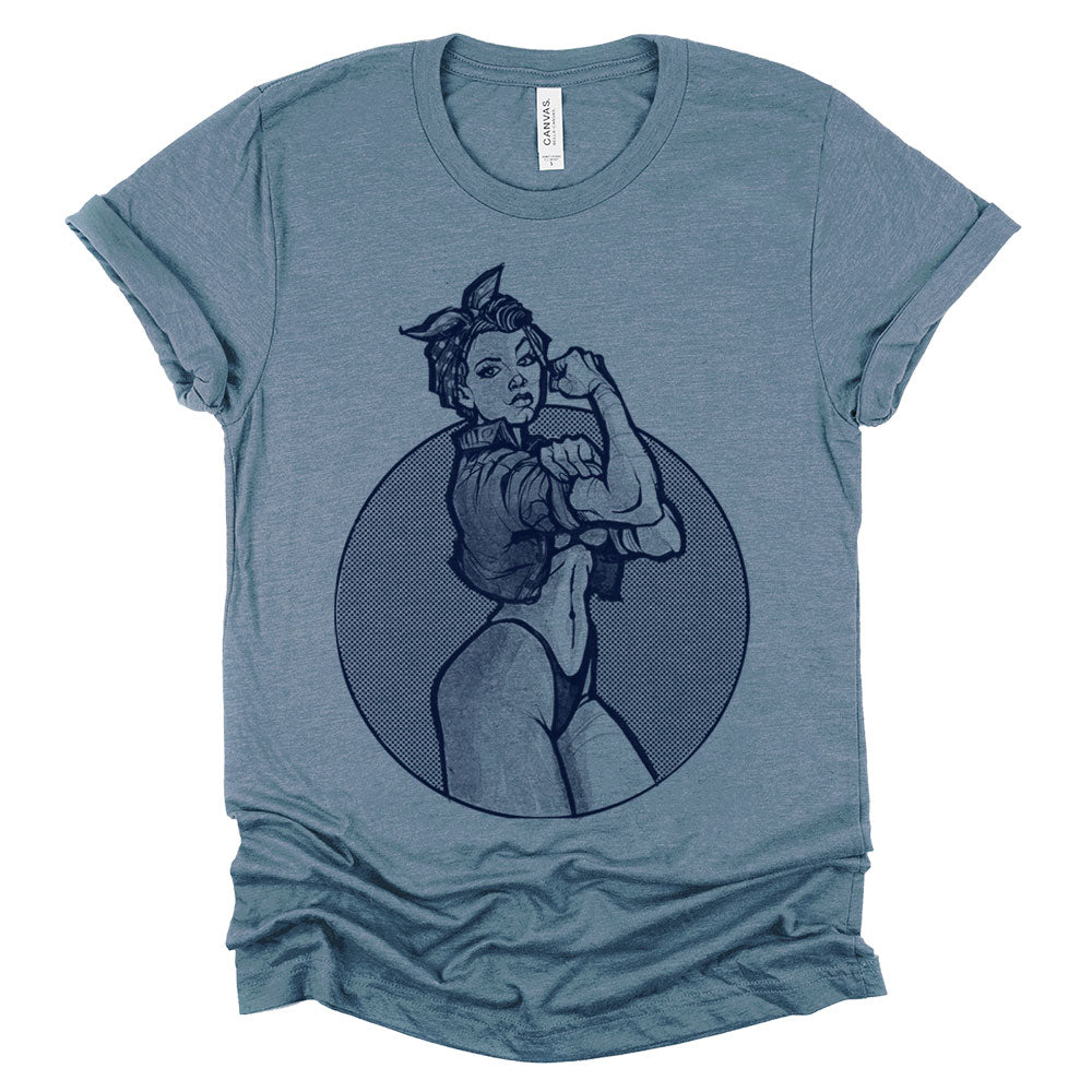 Rosie the Riveter: A Twist of Humor T-Shirt