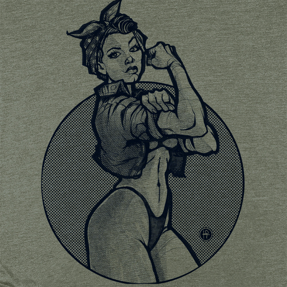 Rosie the Riveter: A Twist of Humor T-Shirt