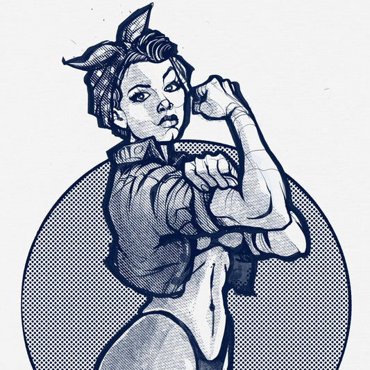 Rosie the Riveter: A Twist of Humor T-Shirt