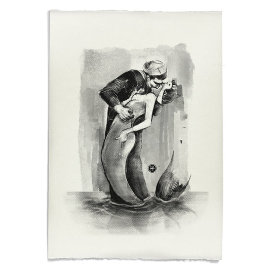 Sailor's Kiss: A Seaside Romance Art Print