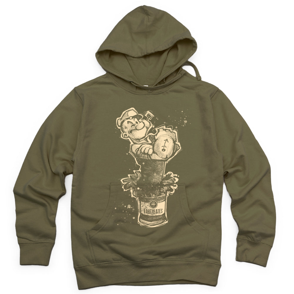 Sailor's Spinach: Powered by FabCreates Hoodie