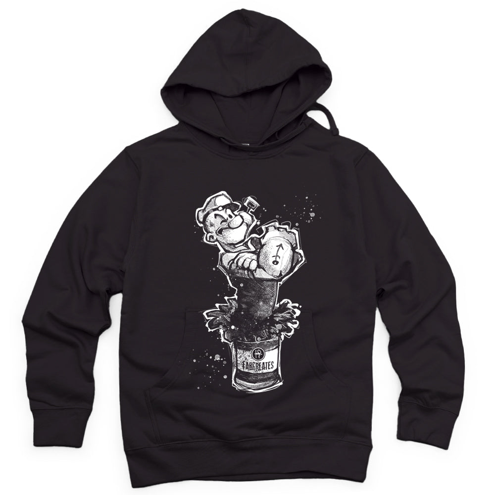 Sailor's Spinach: Powered by FabCreates Hoodie