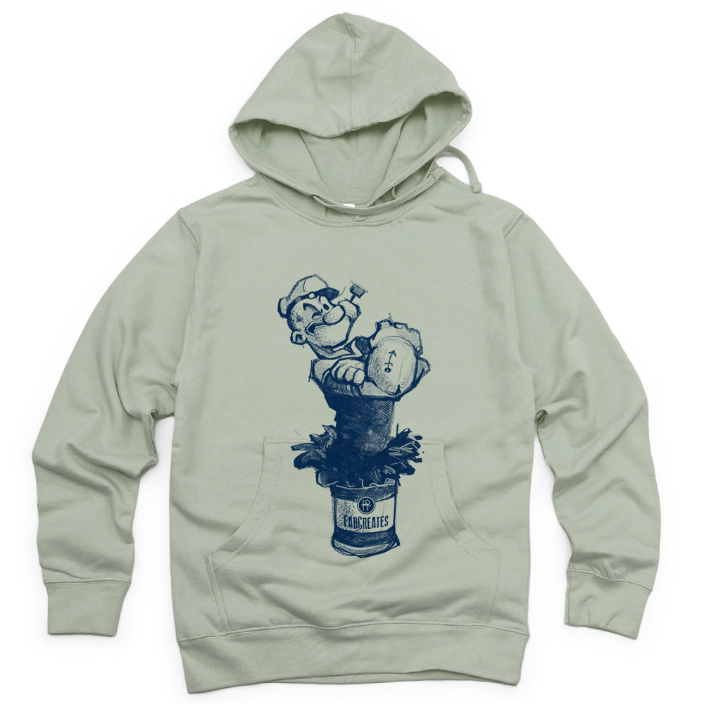 Sailor's Spinach: Powered by FabCreates Hoodie