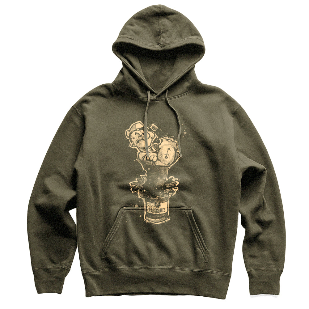 Sailor's Spinach: Powered by FabCreates Heavyweight Hoodie