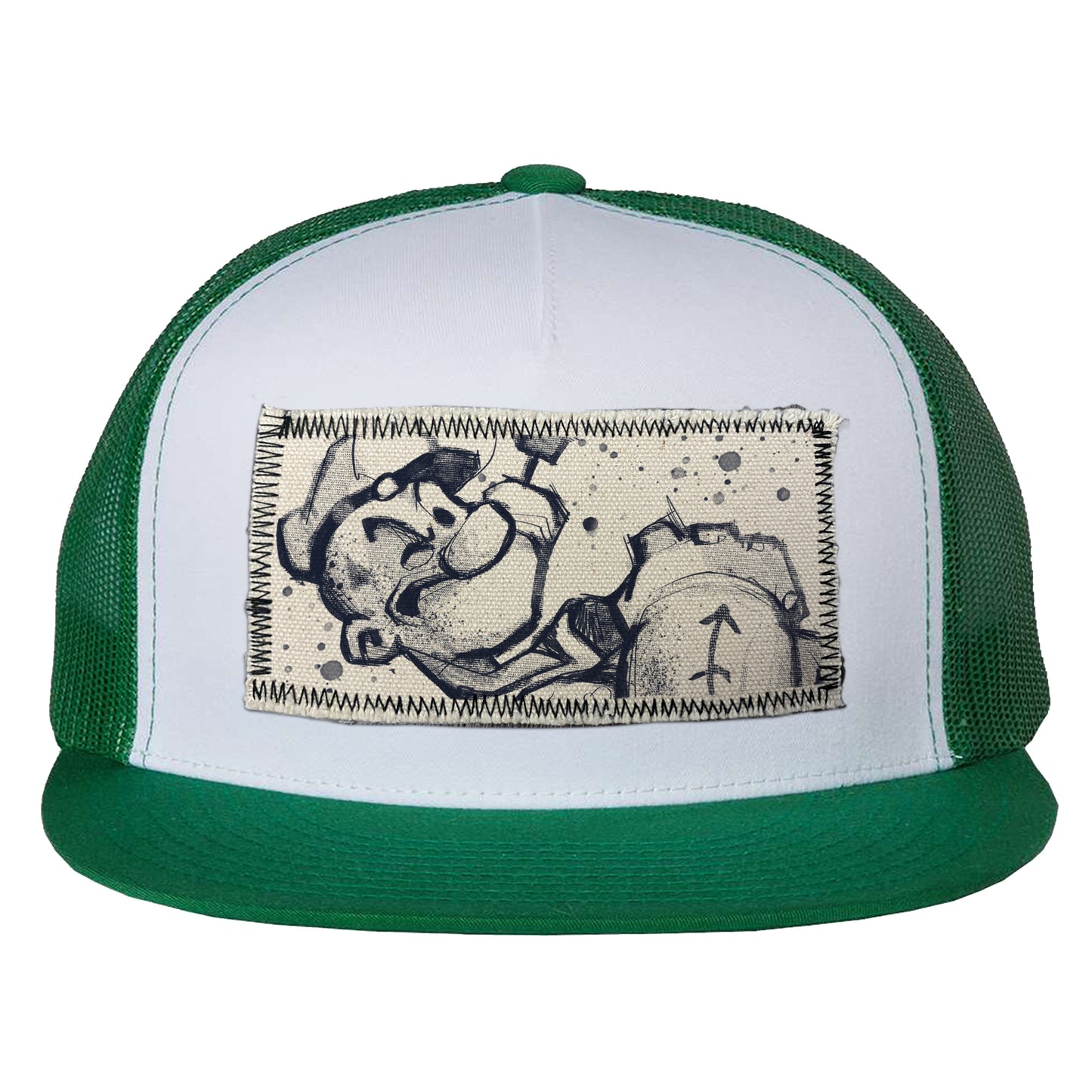 Sailor's Spinach: Powered by FabCreates Trucker Hat