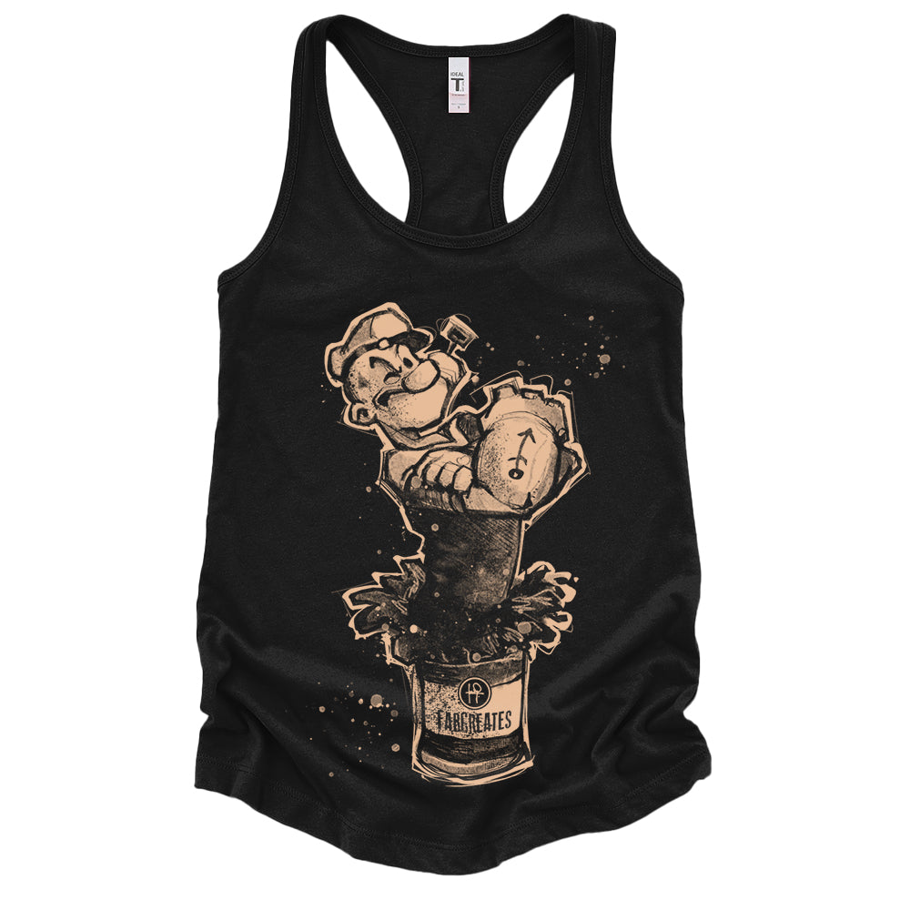 Sailor's Spinach: Powered by FabCreates Tank Top