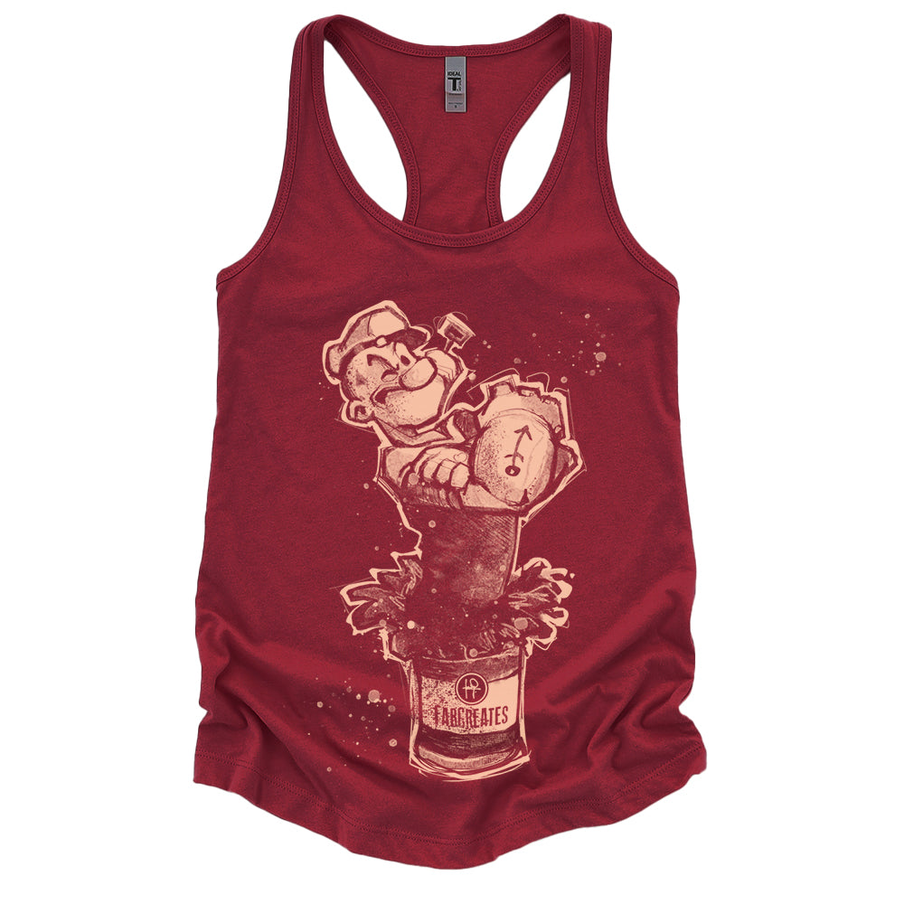 Sailor's Spinach: Powered by FabCreates Tank Top