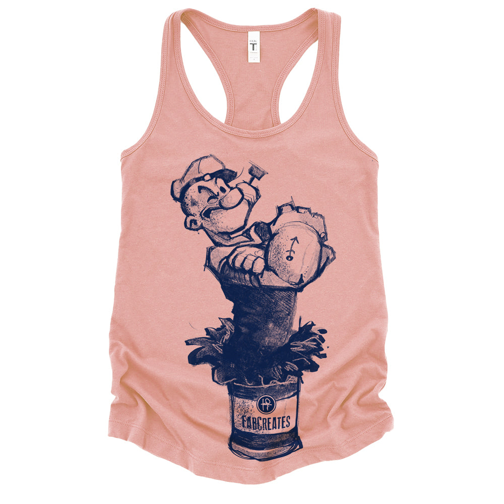 Sailor's Spinach: Powered by FabCreates Tank Top