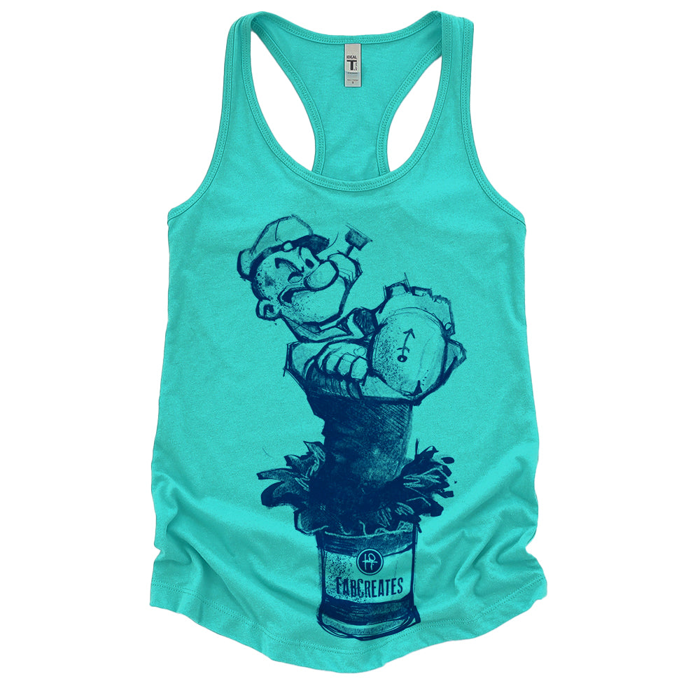 Sailor's Spinach: Powered by FabCreates Tank Top