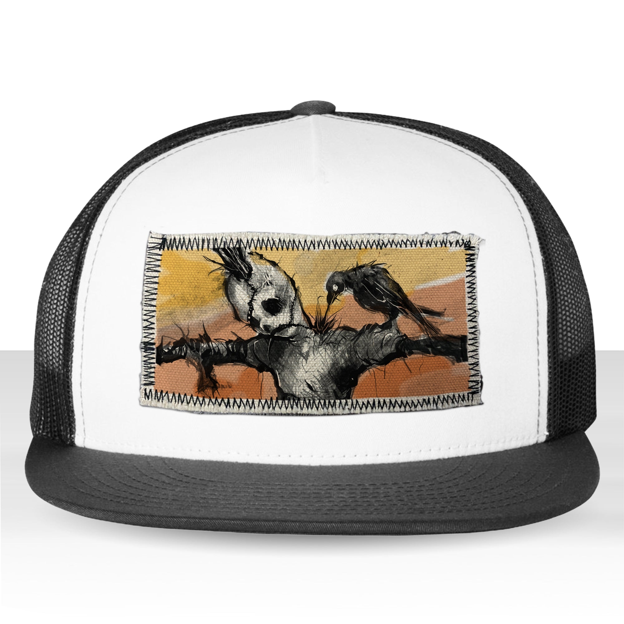 Scarecrow & The Crow: Twisted Harvest Trucker Hat – FabCreates