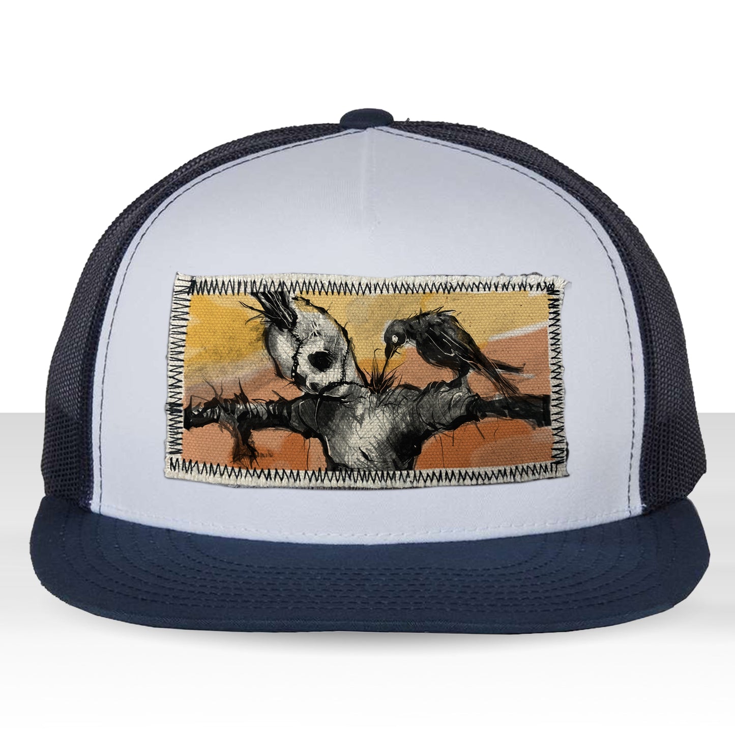 Scarecrow & The Crow: Twisted Harvest Trucker Hat