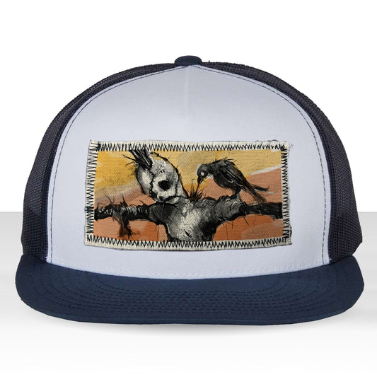 Scarecrow & The Crow: Twisted Harvest Trucker Hat