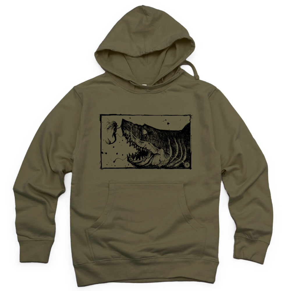 Mermaid & the Shark: Friends and Foes of the Sea Hoodie