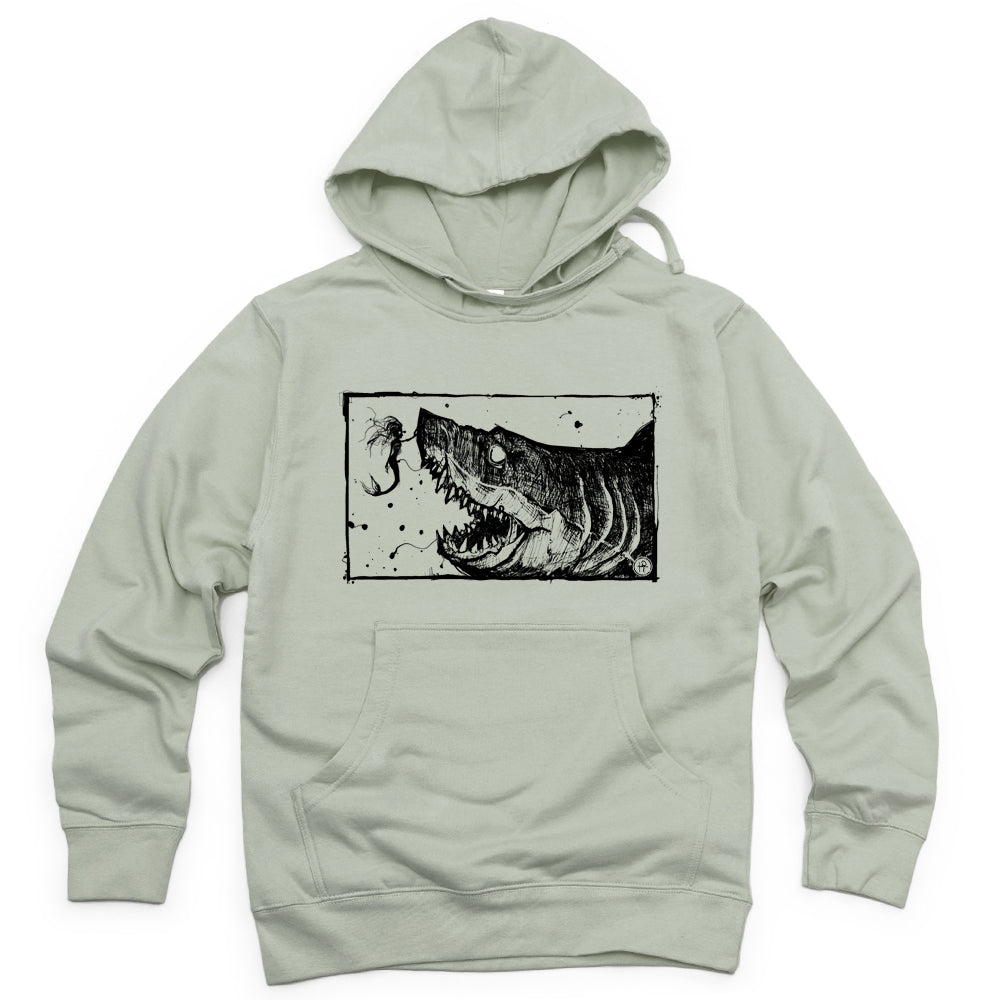 Mermaid & the Shark: Friends and Foes of the Sea Hoodie