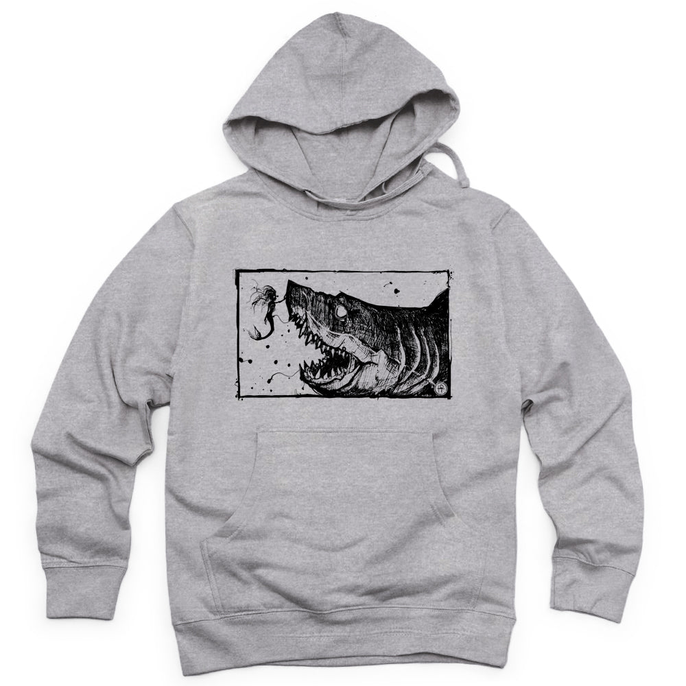 Mermaid & the Shark: Friends and Foes of the Sea Hoodie