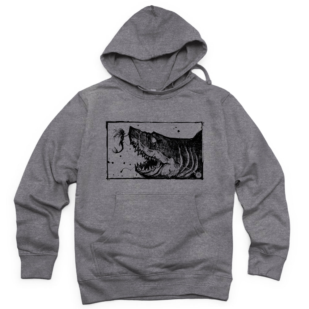 Mermaid & the Shark: Friends and Foes of the Sea Hoodie