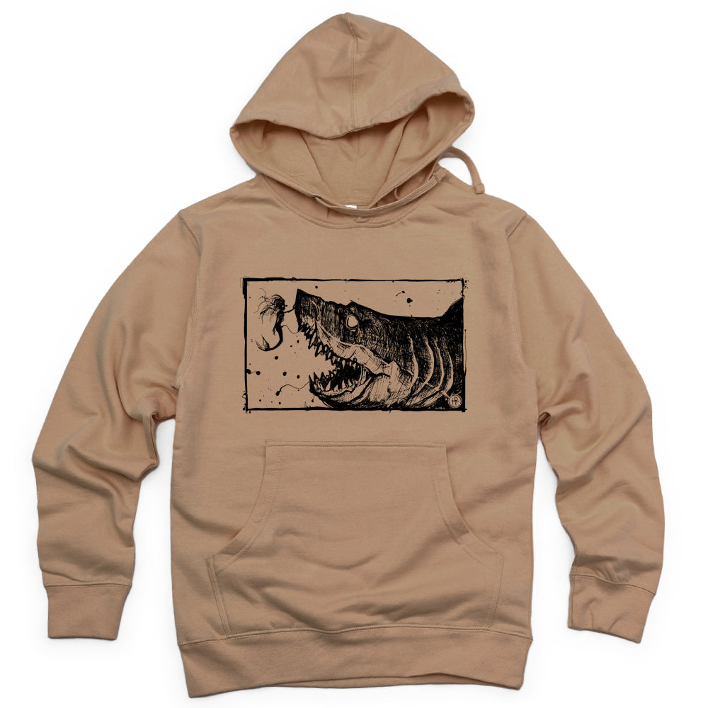 Mermaid & the Shark: Friends and Foes of the Sea Hoodie
