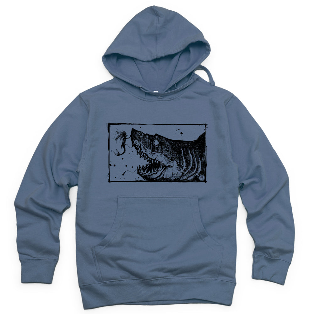 Mermaid & the Shark: Friends and Foes of the Sea Hoodie