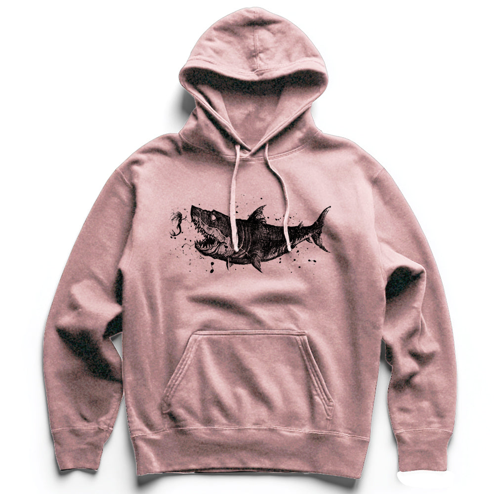 Mermaid & the Shark: Friends and Foes of the Sea Heavyweight Hoodie