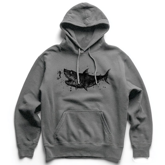 Mermaid & the Shark: Friends and Foes of the Sea Heavyweight Hoodie