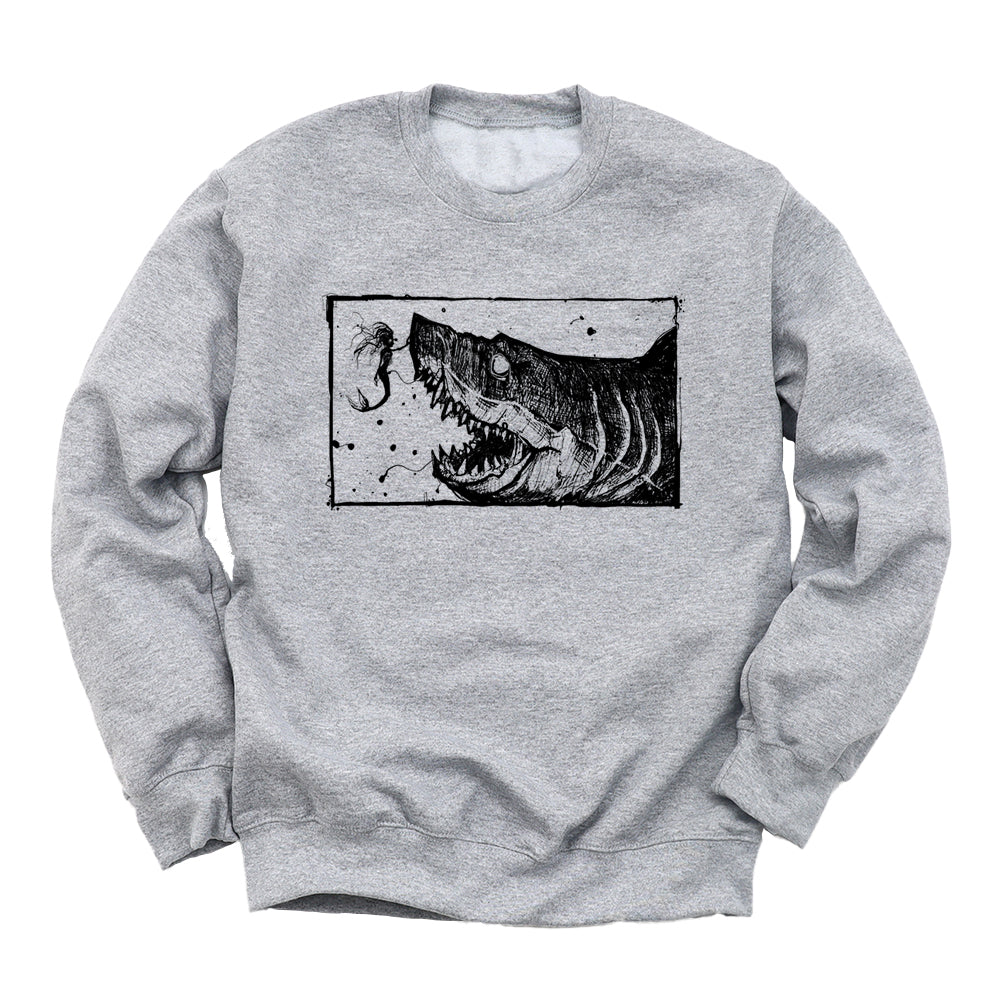Mermaid & the Shark Sweatshirt