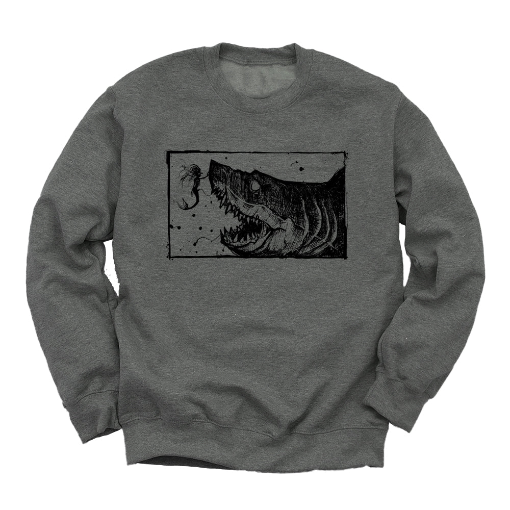 Mermaid & the Shark Sweatshirt