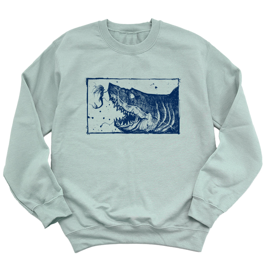 Mermaid & the Shark Sweatshirt