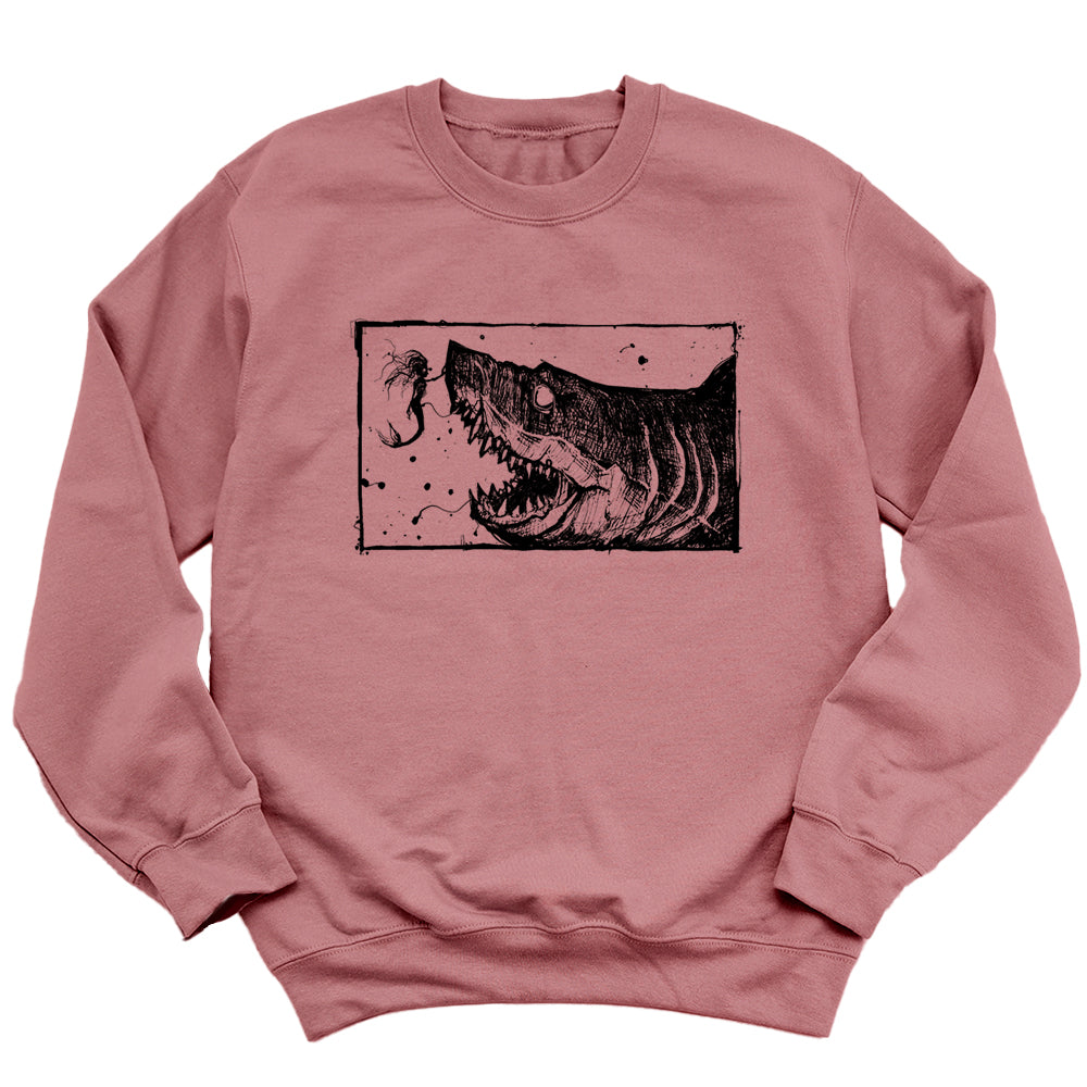 Mermaid & the Shark Sweatshirt