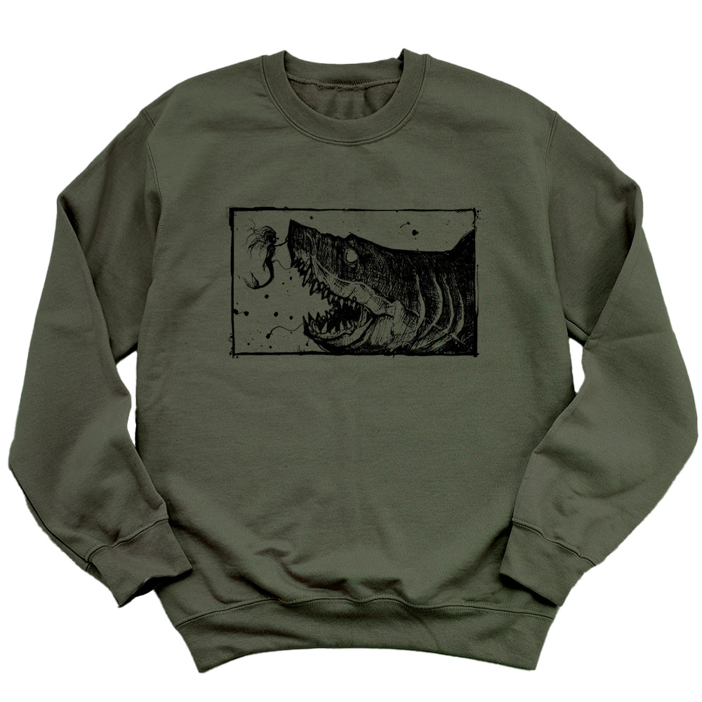 Mermaid & the Shark Sweatshirt