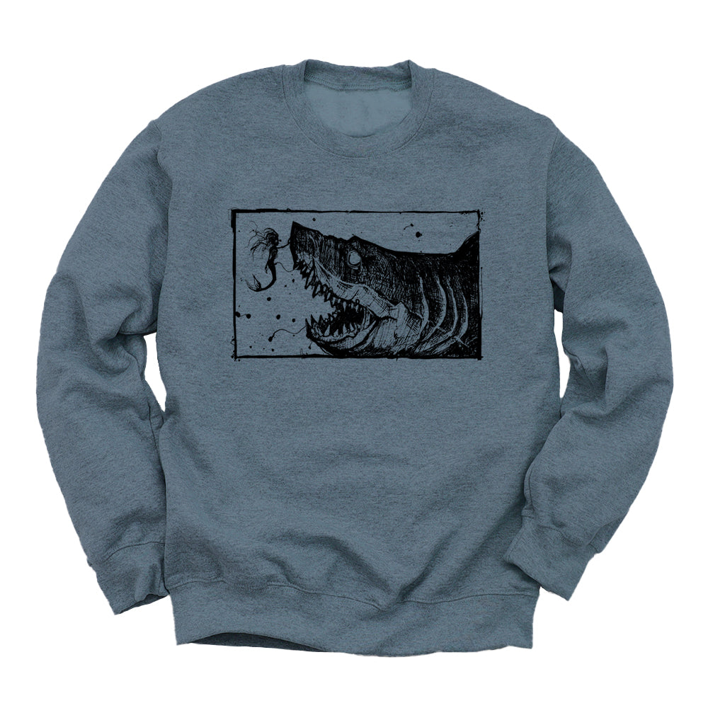 Mermaid & the Shark Sweatshirt