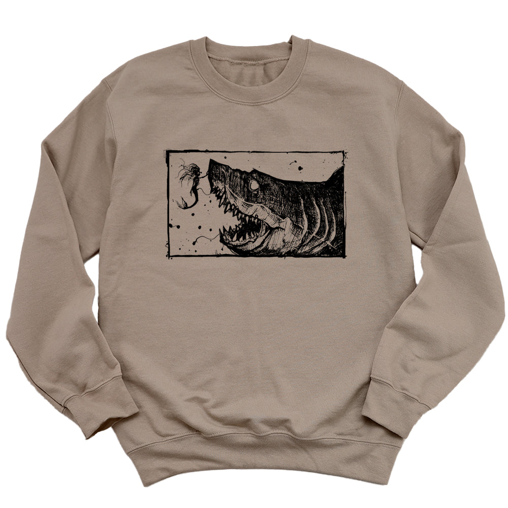 Mermaid & the Shark Sweatshirt