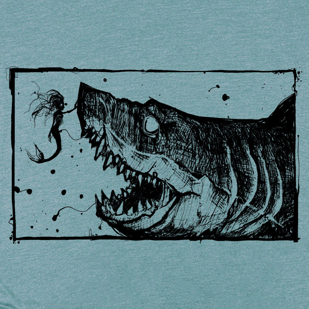 Mermaid & the Shark: Friends and Foes of the Sea T-shirt
