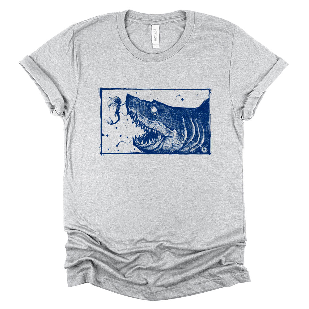 Mermaid & the Shark: Friends and Foes of the Sea T-shirt